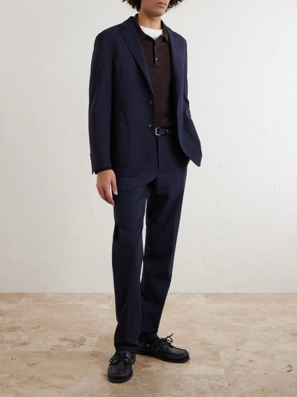 Wool-Blend Suit Jacket - OU Wool-Blend Suit Jacket - OU