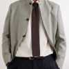 Slim-Fit Linen Blazer - CU