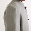 Slim-Fit Linen Blazer - E1