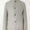 Slim-Fit Linen Blazer
