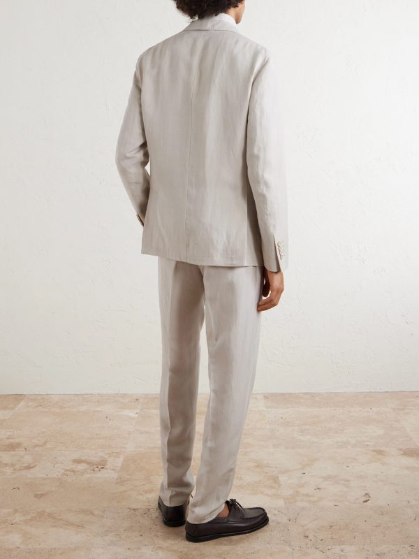 Lyocell and Linen-Blend Suit Jacket - BK Lyocell and Linen-Blend Suit Jacket - BK