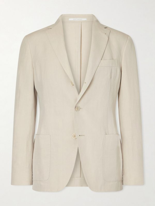 Lyocell and Linen-Blend Suit Jacket Lyocell and Linen-Blend Suit Jacket