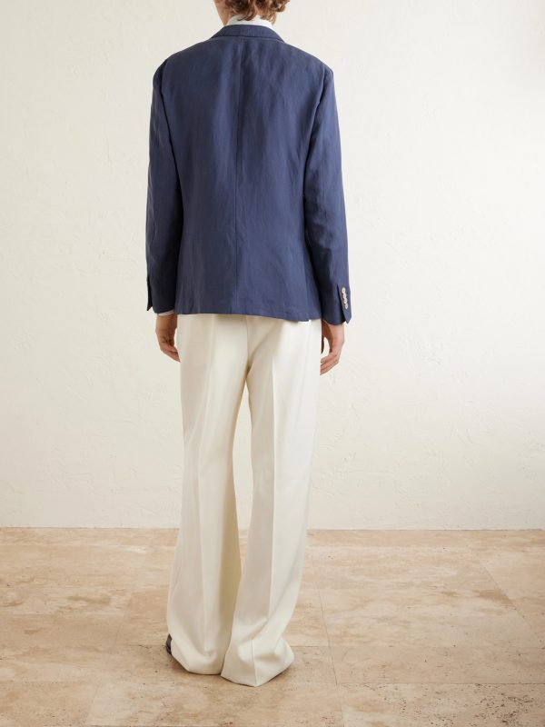 Lyocell and Linen-Blend Suit Jacket - BK