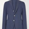 Lyocell and Linen-Blend Suit Jacket