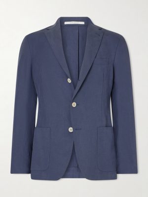 Lyocell and Linen-Blend Suit Jacket