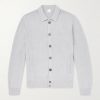 Cotton and Silk-Blend Cardigan