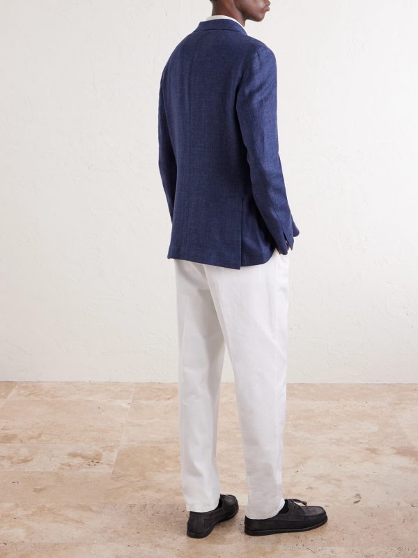 Stretch-Linen, Wool and Silk-Blend Suit Jacket - BK Stretch-Linen, Wool and Silk-Blend Suit Jacket - BK