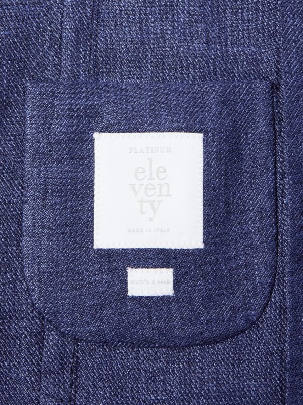 Stretch-Linen, Wool and Silk-Blend Suit Jacket - E2 Stretch-Linen, Wool and Silk-Blend Suit Jacket - E2