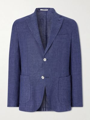 Stretch-Linen, Wool and Silk-Blend Suit Jacket Stretch-Linen, Wool and Silk-Blend Suit Jacket