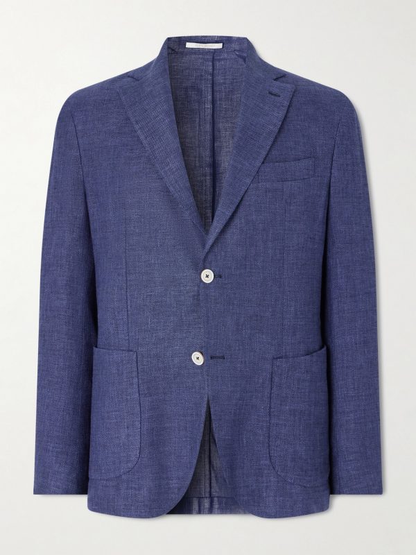 Stretch-Linen, Wool and Silk-Blend Suit Jacket Stretch-Linen, Wool and Silk-Blend Suit Jacket