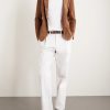 Slim-Fit Mandarin Collar Suede Jacket - OU
