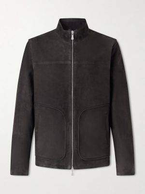 Suede Zip-Up Jacket Suede Zip-Up Jacket