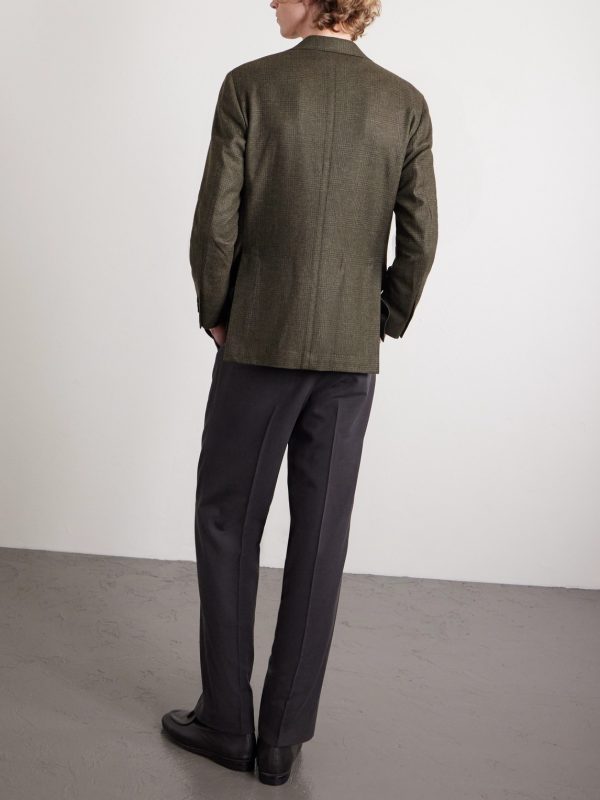 Waverly Prince of Wales Checked Wool Suit Jacket - BK Waverly Prince of Wales Checked Wool Suit Jacket - BK
