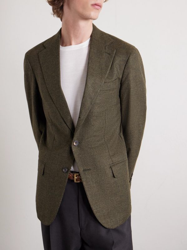 Waverly Prince of Wales Checked Wool Suit Jacket - FR Waverly Prince of Wales Checked Wool Suit Jacket - FR