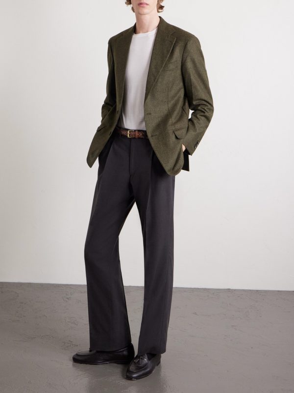 Waverly Prince of Wales Checked Wool Suit Jacket - OU Waverly Prince of Wales Checked Wool Suit Jacket - OU