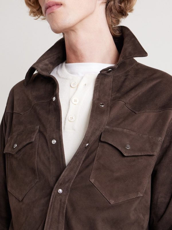 Suede Western Overshirt - CU Suede Western Overshirt - CU