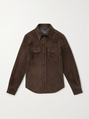 Suede Western Overshirt