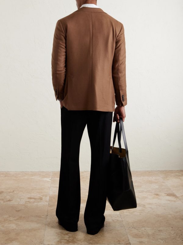 Wool and Cashmere-Blend Blazer - BK Wool and Cashmere-Blend Blazer - BK