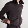 Plush-Trimmed Cashmere Bomber Jacket - FR