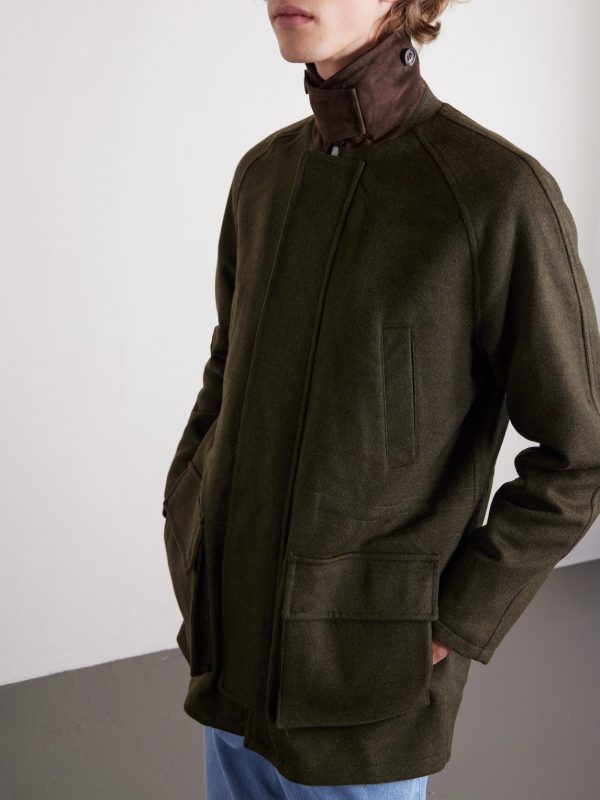 Game Corduroy-Trimmed Wool Jacket - FR Game Corduroy-Trimmed Wool Jacket - FR