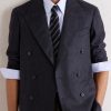 Waverly Double-Breasted Virgin Wool Suit Jacket - E2