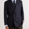 Waverly Double-Breasted Virgin Wool Suit Jacket - FR
