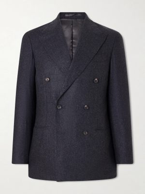 Waverly Double-Breasted Virgin Wool Suit Jacket Waverly Double-Breasted Virgin Wool Suit Jacket