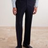 Waverly Straight-Leg Virgin Wool Suit Trousers - FR Waverly Straight-Leg Virgin Wool Suit Trousers - FR