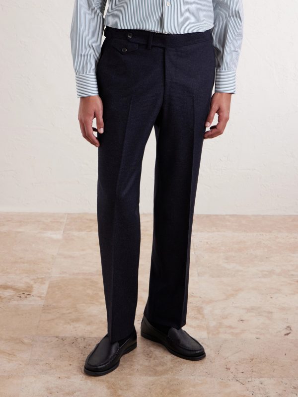 Waverly Straight-Leg Virgin Wool Suit Trousers - FR Waverly Straight-Leg Virgin Wool Suit Trousers - FR