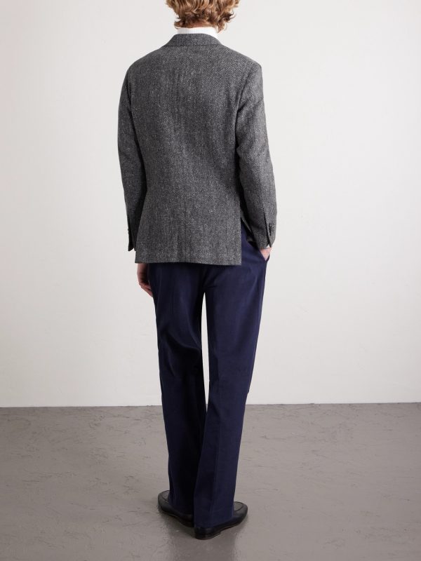 Waverly Herringbone Wool Blazer - BK Waverly Herringbone Wool Blazer - BK