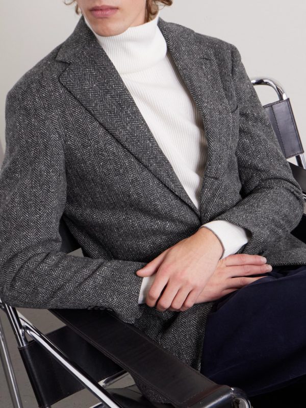 Waverly Herringbone Wool Blazer - E2 Waverly Herringbone Wool Blazer - E2