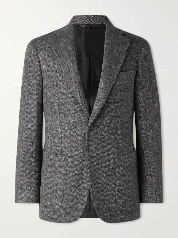 Waverly Herringbone Wool Blazer Waverly Herringbone Wool Blazer