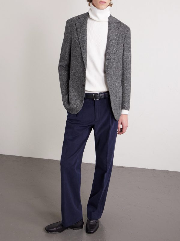 Waverly Herringbone Wool Blazer - OU Waverly Herringbone Wool Blazer - OU