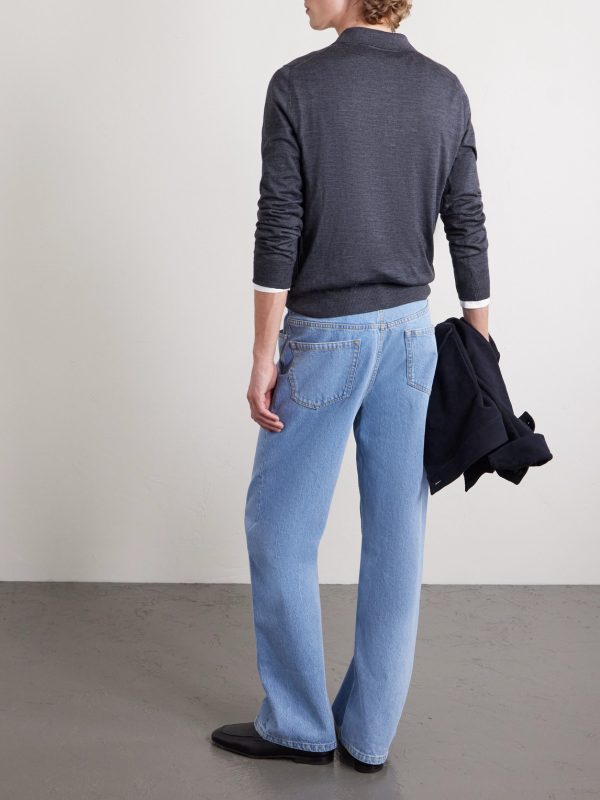 Wish® Virgin Wool Polo Shirt - BK Wish® Virgin Wool Polo Shirt - BK