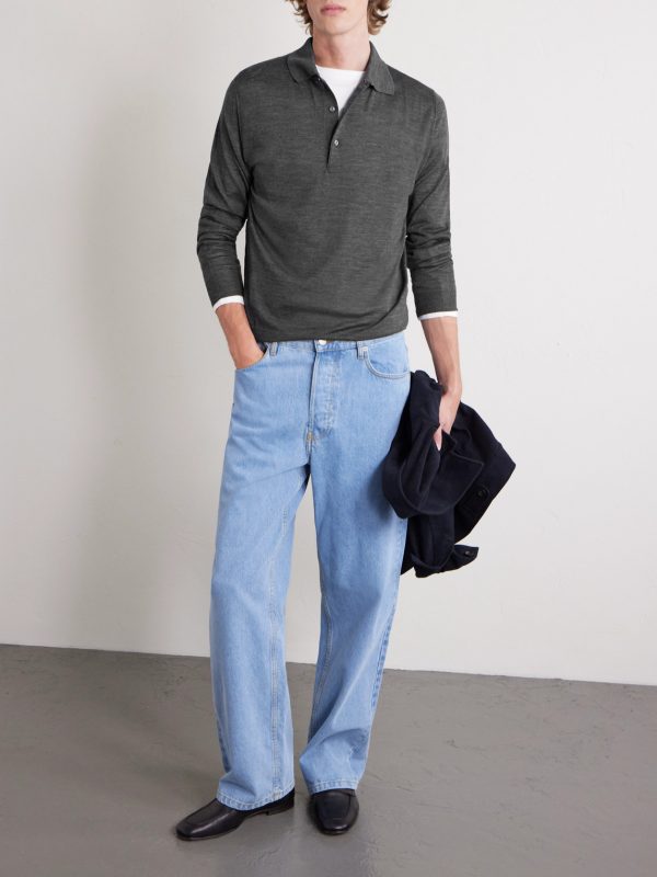 Wish® Virgin Wool Polo Shirt - OU Wish® Virgin Wool Polo Shirt - OU