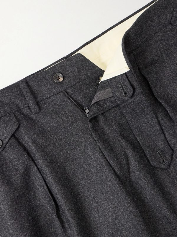 Waverly Straight-Leg Pleated Wool-Twill Suit Trousers - CU