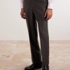 Waverly Straight-Leg Checked Virgin Wool Suit Trousers - FR Waverly Straight-Leg Checked Virgin Wool Suit Trousers - FR