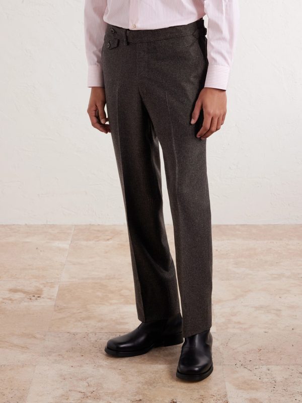 Waverly Straight-Leg Checked Virgin Wool Suit Trousers - FR Waverly Straight-Leg Checked Virgin Wool Suit Trousers - FR