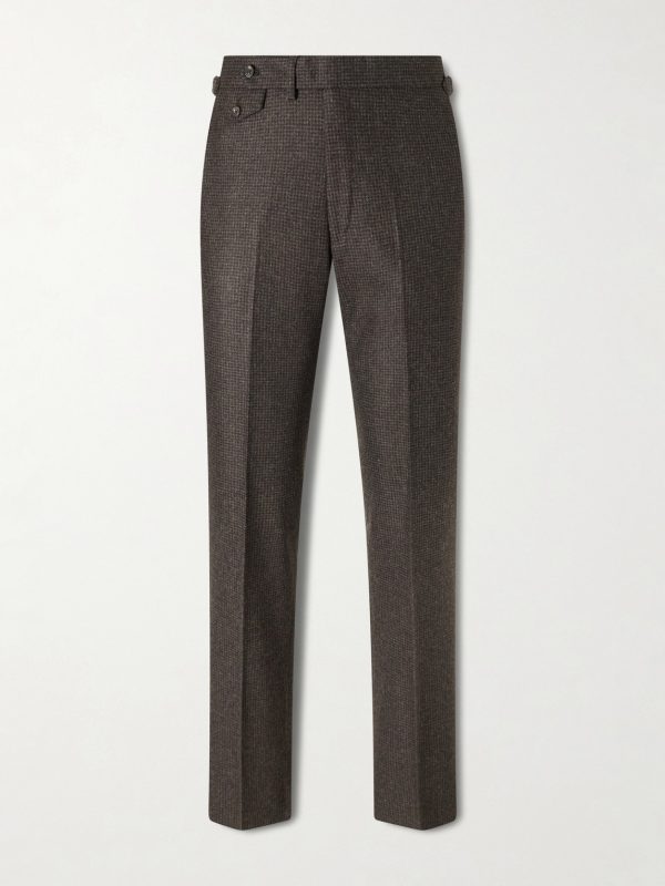 Waverly Straight-Leg Checked Virgin Wool Suit Trousers Waverly Straight-Leg Checked Virgin Wool Suit Trousers