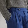 Cliff Straight-Leg Pleated Cotton Bermuda Shorts - CU