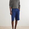 Cliff Straight-Leg Pleated Cotton Bermuda Shorts - OU
