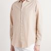 Genova Striped Cotton-Seersucker Shirt - FR Genova Striped Cotton-Seersucker Shirt - FR