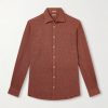 Genova Houndstooth Cotton Shirt Genova Houndstooth Cotton Shirt