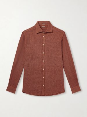 Genova Houndstooth Cotton Shirt