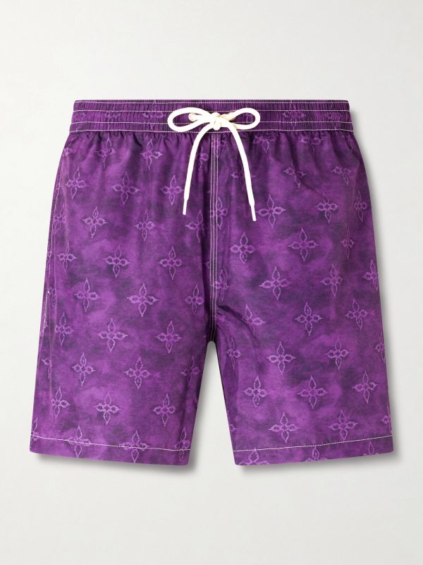 Kite Straight-Leg Mid-Length Printed Swim Shorts Kite Straight-Leg Mid-Length Printed Swim Shorts