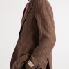 Pinstriped Linen Blazer - CU Pinstriped Linen Blazer - CU