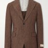 Pinstriped Linen Blazer Pinstriped Linen Blazer