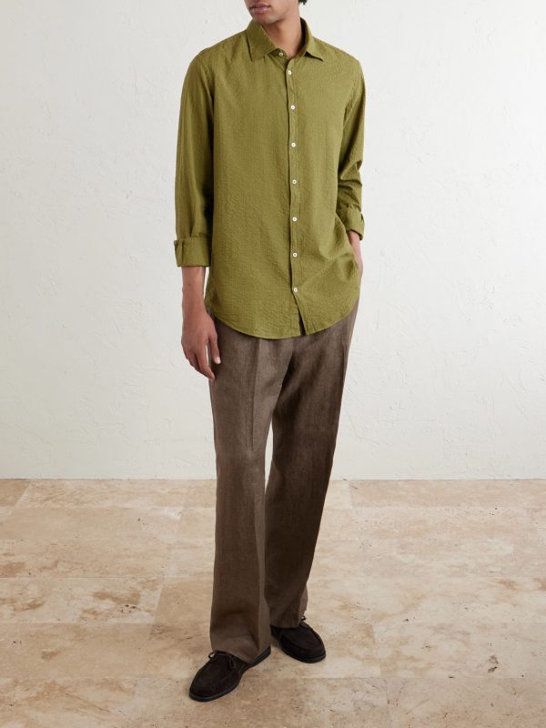 Genova Relaxed-fit Cotton Shirt - OU Genova Relaxed-fit Cotton Shirt - OU