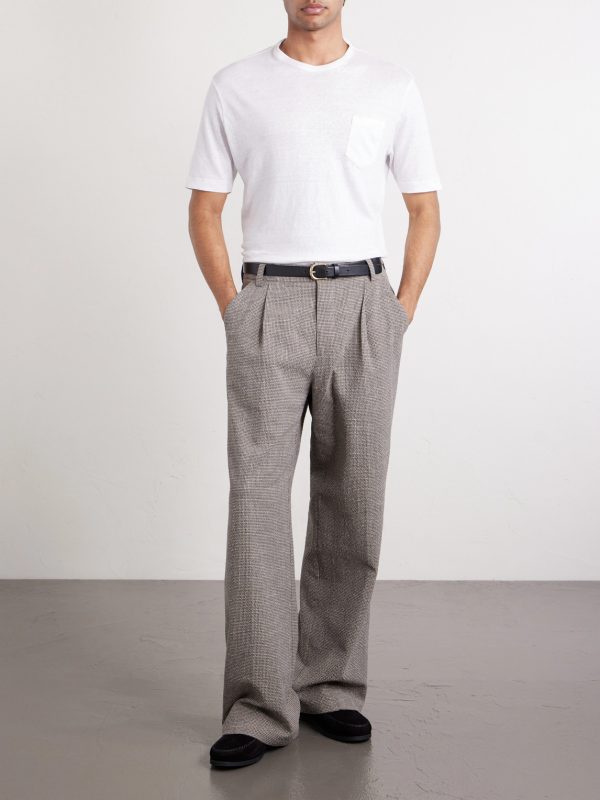 Panarea Linen and Cotton-Blend T-Shirt - OU