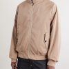 Cotton-Blend Twill Bomber Jacket - FR